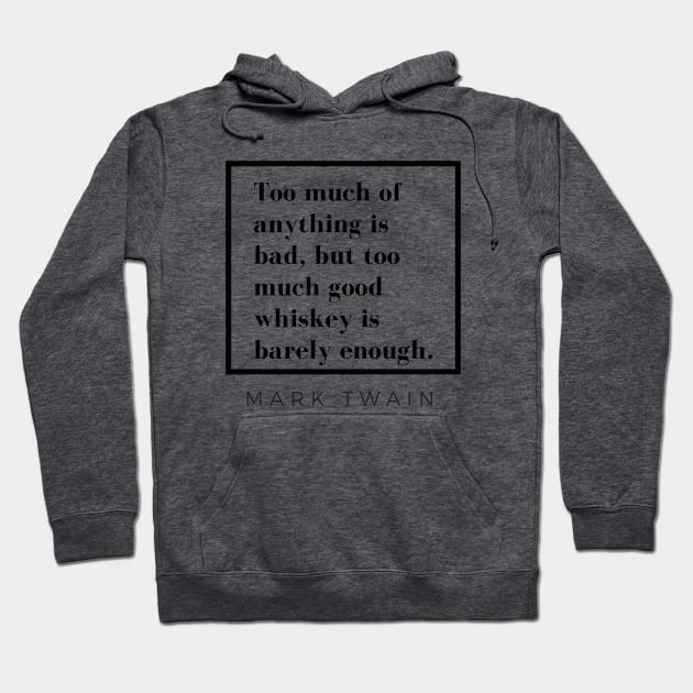Whiskey Wisdom Hoodie by Feastinthyme